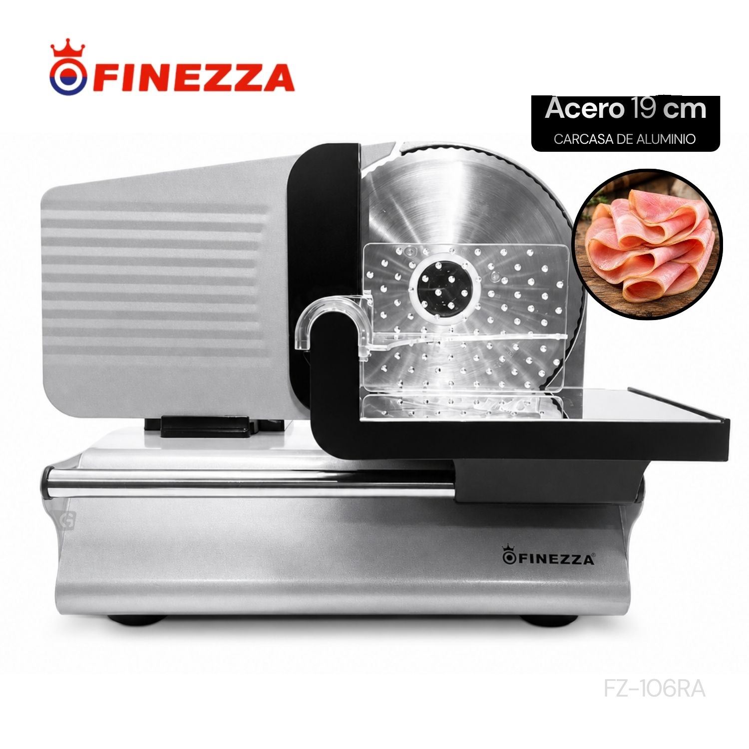 Cortadora rebanadora de embutidos FINEZZA FZ-106RA