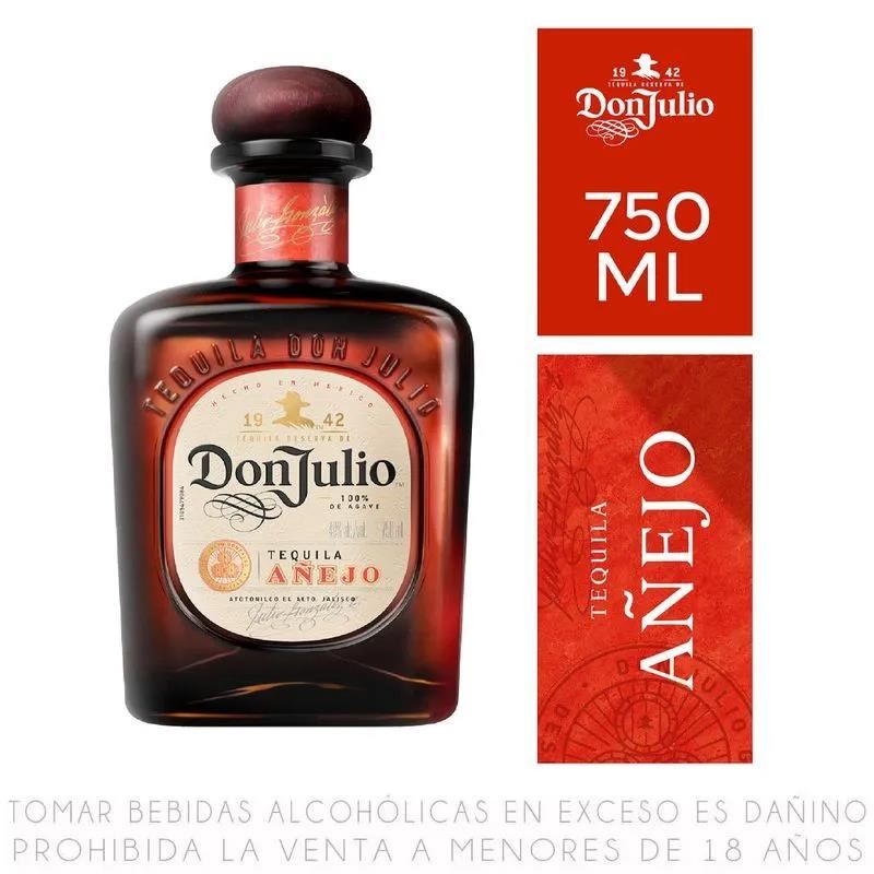 Tequila DON JULIO Añejo Botella 750ml