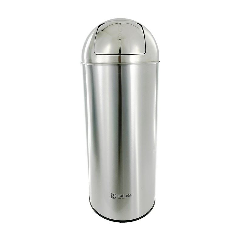 Papelera 60LT Inox Push (D36.5X89CM) - 984056001