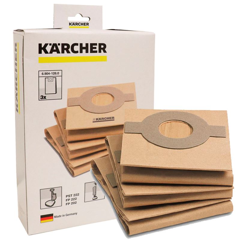 Bolsas de filtro  03 unid  para enceradora FP303 Karcher