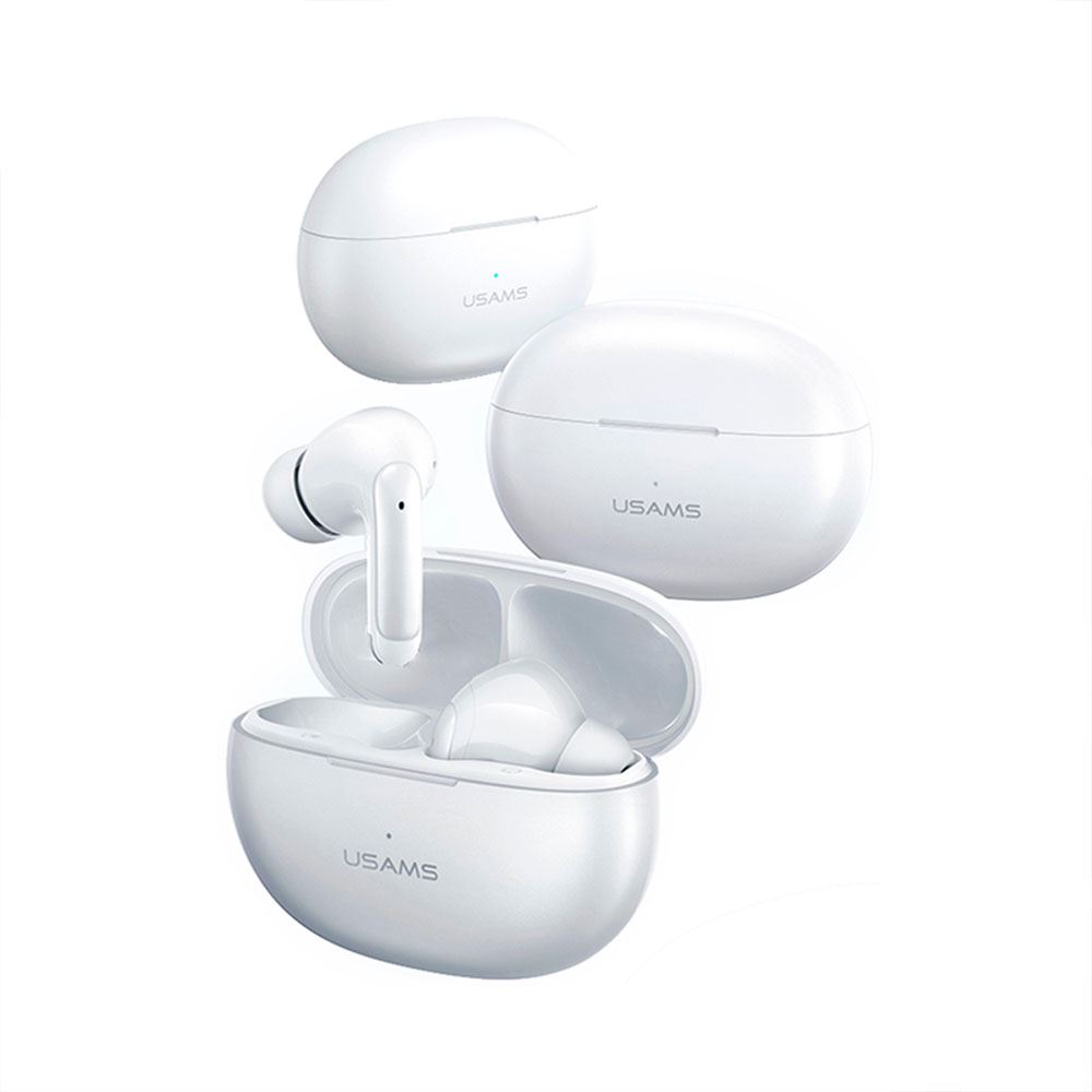 Audífonos auriculares inalámbricos USAMS BT5.3 Blanco XD18