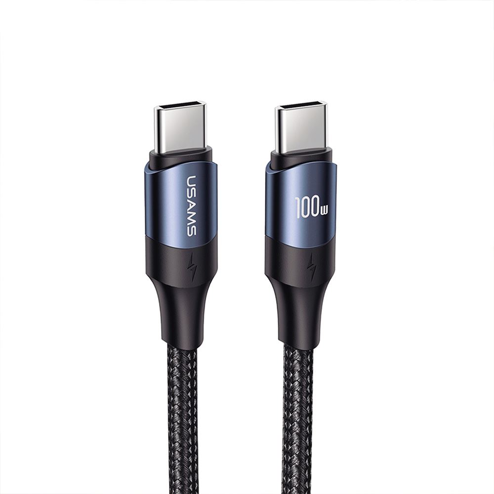 Cable celular carga rápida Type-C a Type-C 100W 1.2m Neg U71