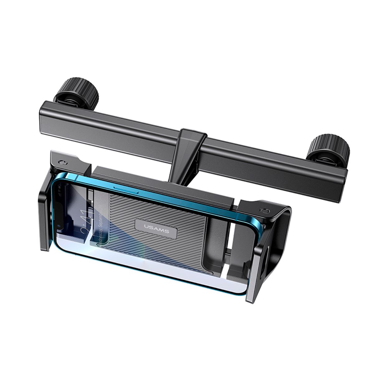 Soporte CelularTablet Asiento Auto Negro 12.9" pulgadas