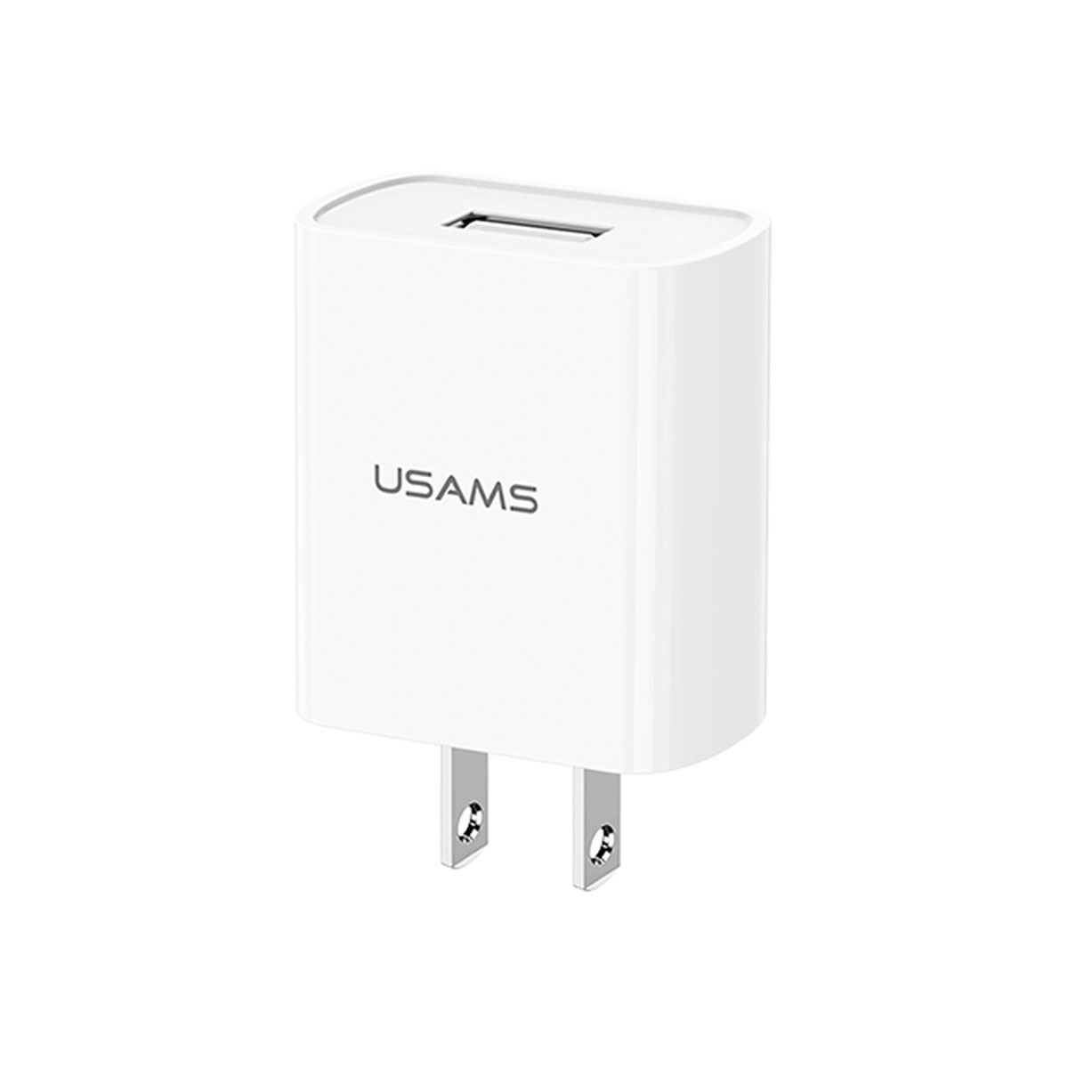 Cargador Pared USB 2.1A Blanco USAMS T18