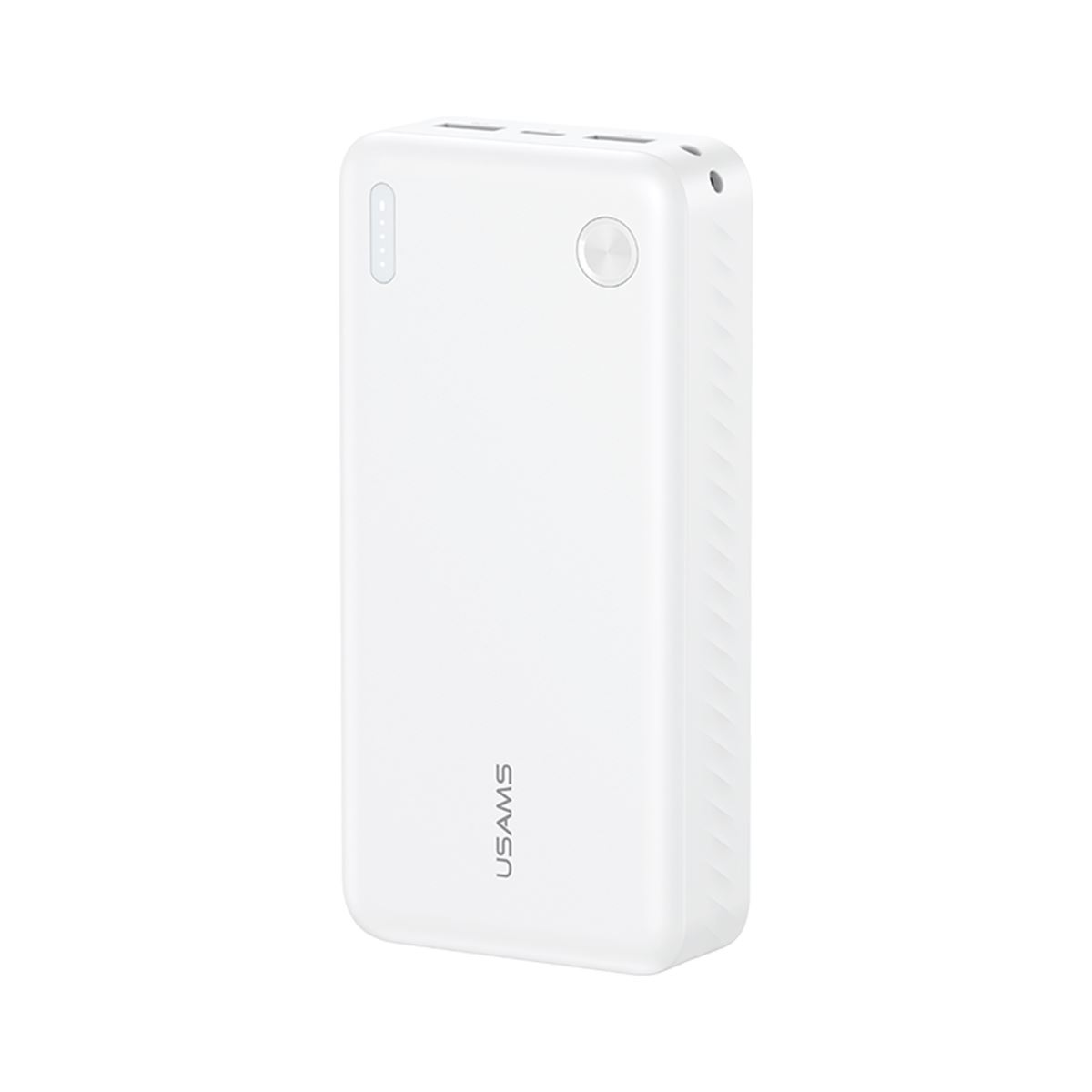 Cargador Batería Portátil PowerBank USAMS 20,000mAh Blanco CD254