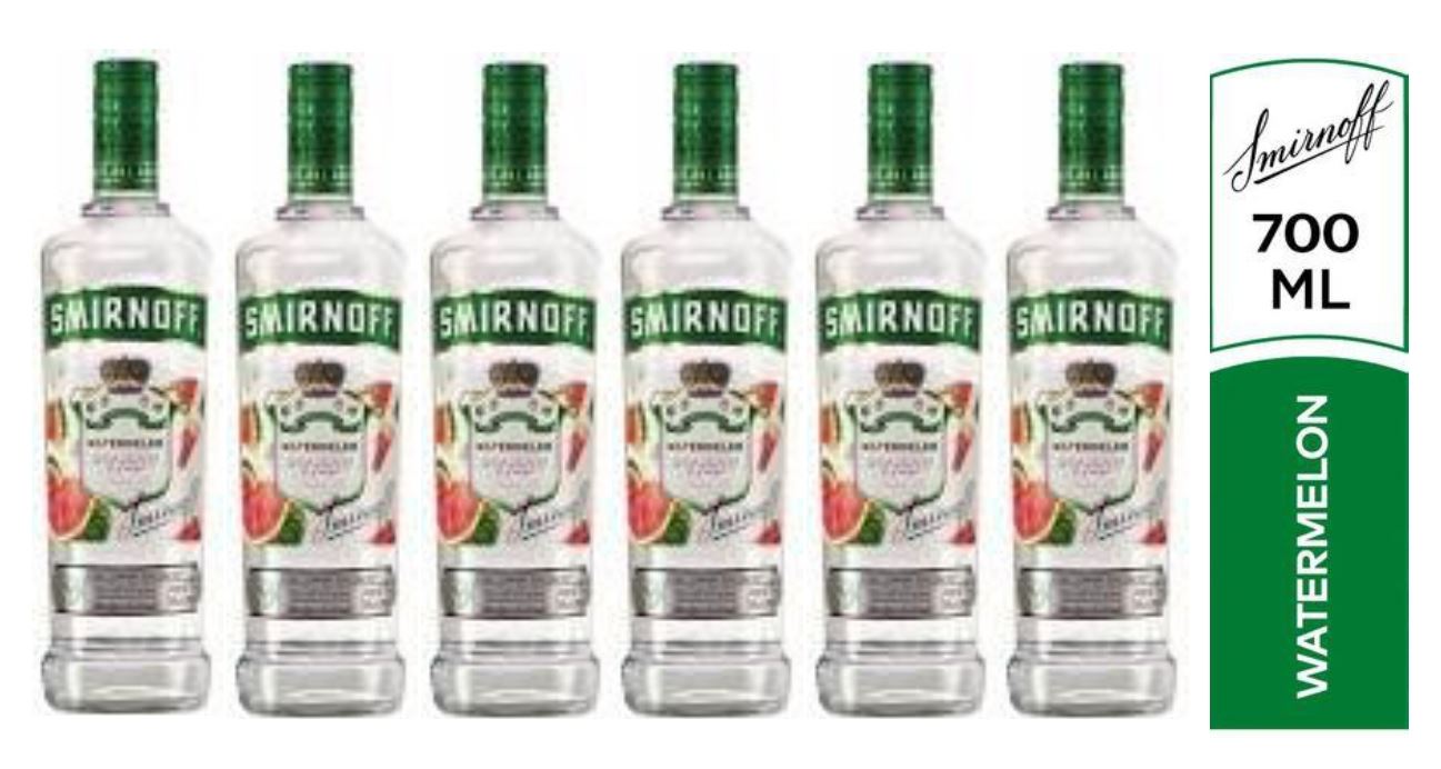 VODKA SMIRNOFF WATERMELON 700ML - 6 UND