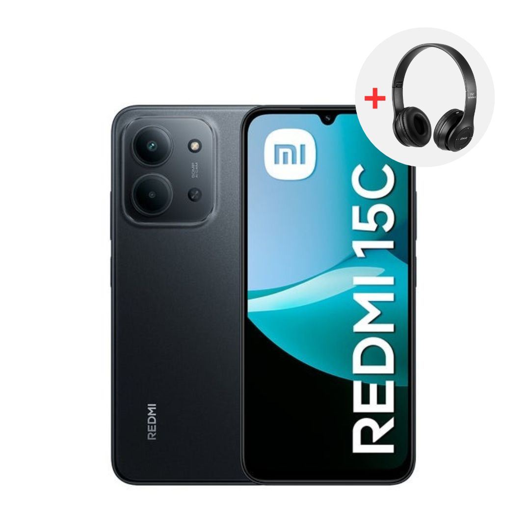 CELULAR XIAOMI REDMI 15C 4GB 256GB 6000mAh NEGRO + REGALO