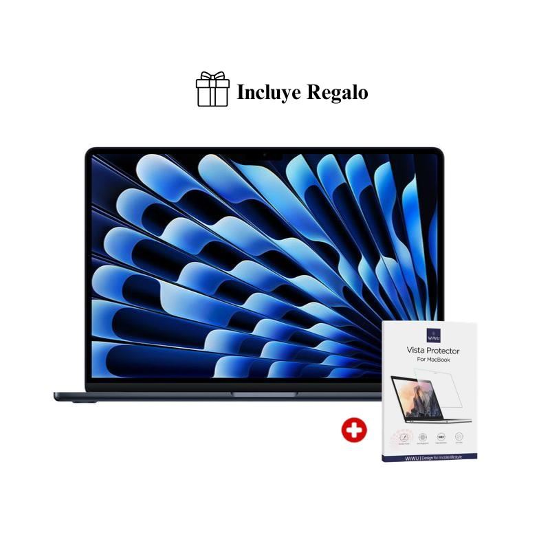 Apple MacBook Air 13″ M5 16GB RAM 512GB SSD Liquid Retina (Teclado Inglés) Midnight + Regalo