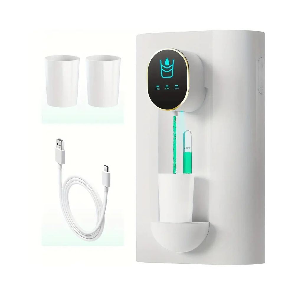 Dispensador automático de jabón y enjuague bucal