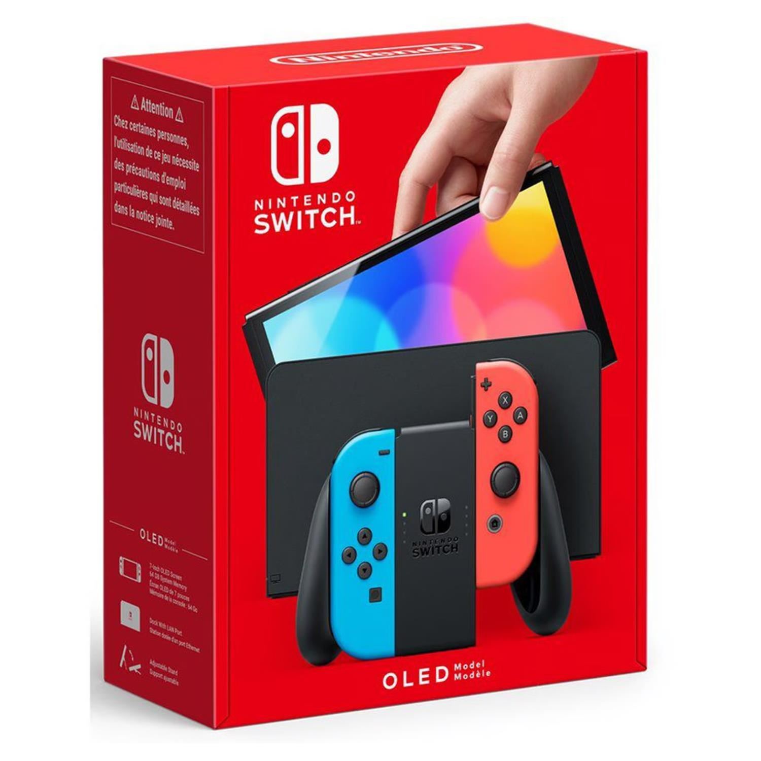 Consola Nintendo Switch Oled Neon Red-Blue 256GB Liberado