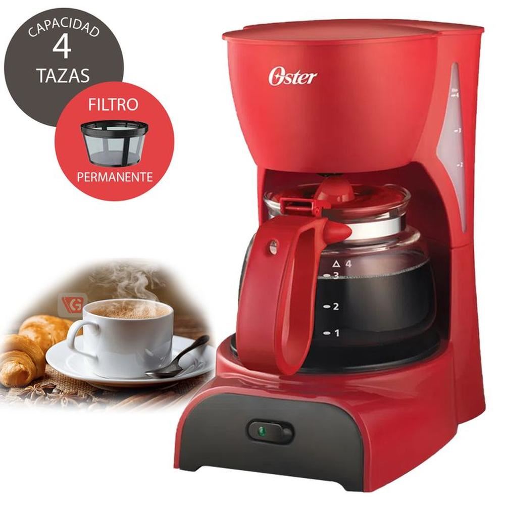 Cafetera Oster de 4 tazas BVSTDCDR5R