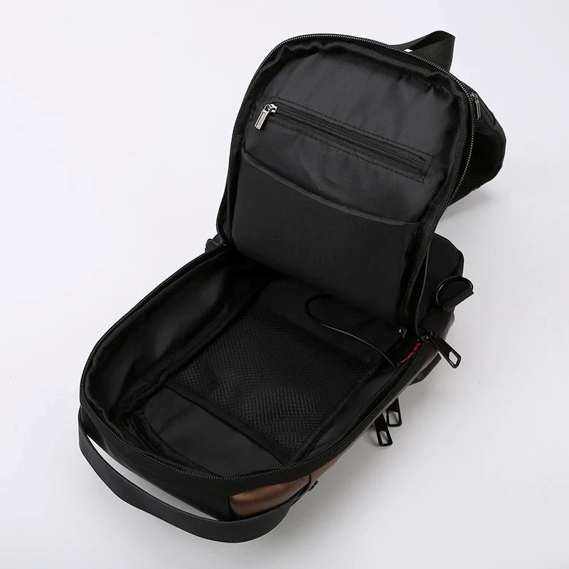 Morral Antirrobo Con Clave Impermeable Carga Usb Pechera