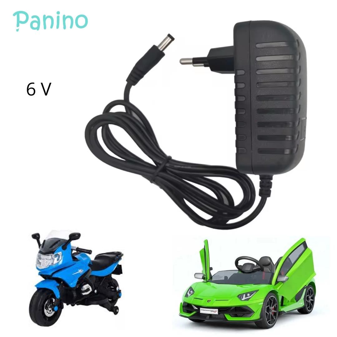 Cargador para Carritos y Motos a Batería de 6V para niños -C6V-