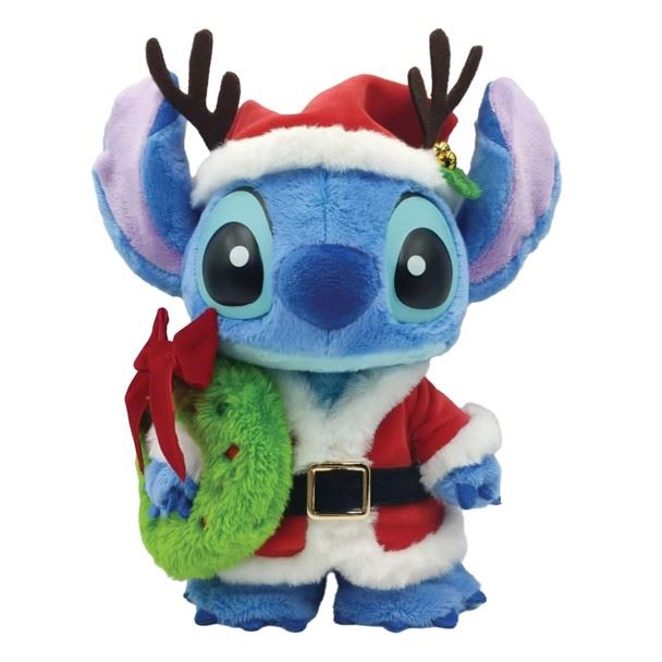 Figura Furry de Stitch vestida de Papá Noel