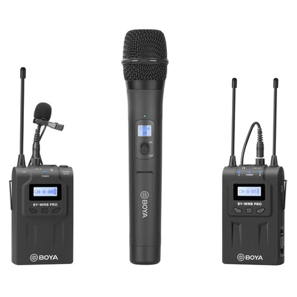 Microfono Boya BY-WM8 PRO K1 + WHM8 Pro