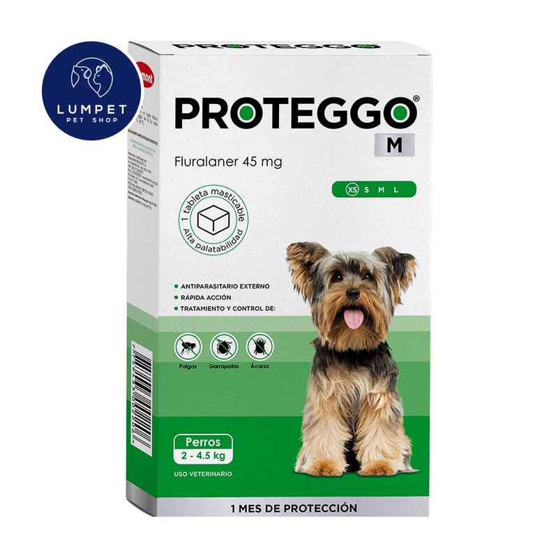 Proteggo M 2 kg - 4,5 kg 45 mg X1 Tableta