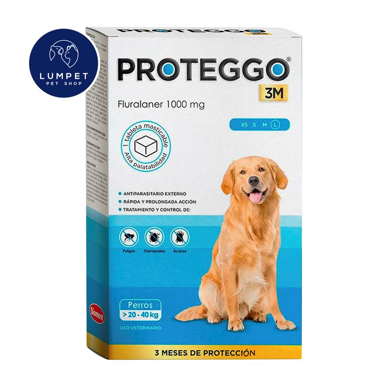 Proteggo 3M 20 kg - 40 kg 1000 mg X1 Tableta