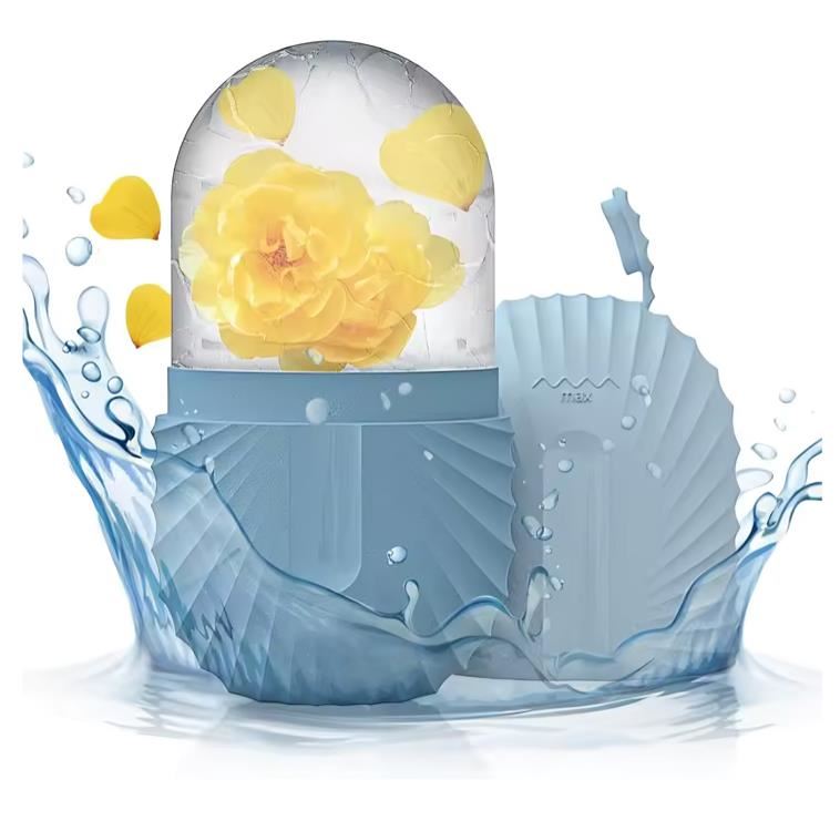 Masajeador Molde de hielo reutilizable para el rostro