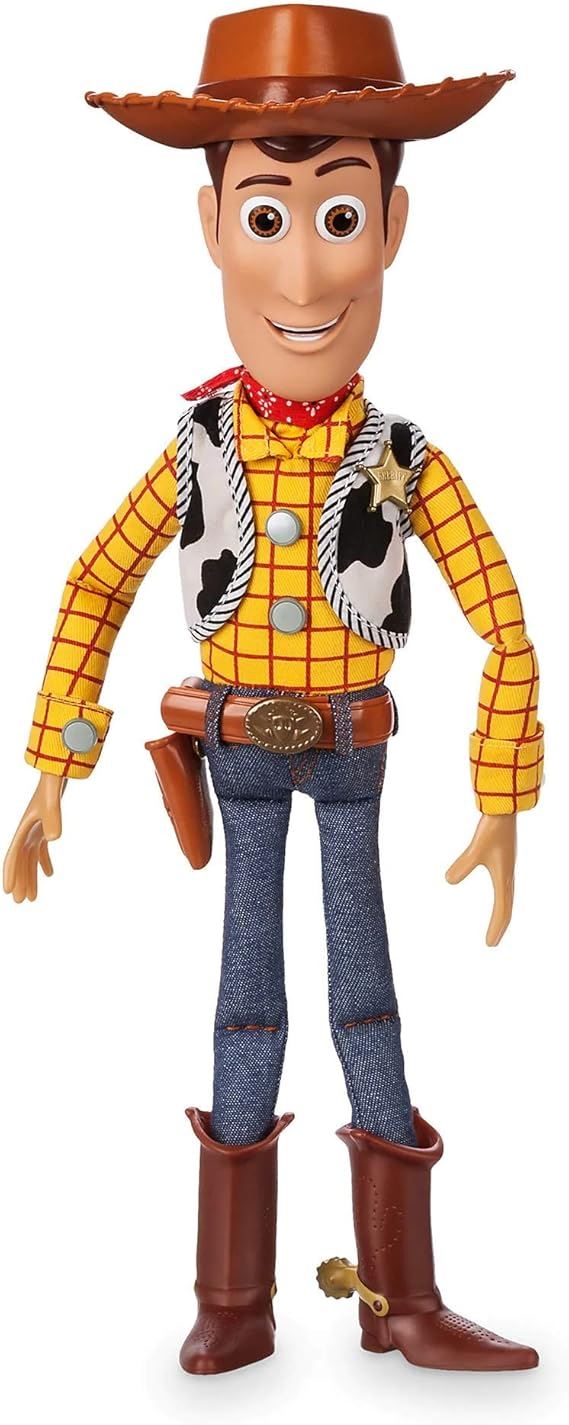 Disney Store del Sheriff Woody de Toy Story Incluye sonidos y frases