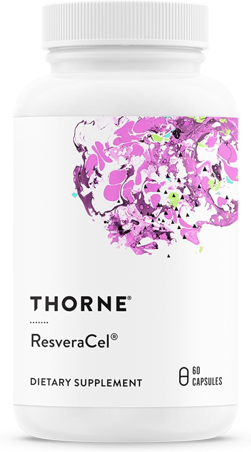 Thorne ResveraCel – 60 Cápsulas – Resveratrol con Nicotinamida Ribósido