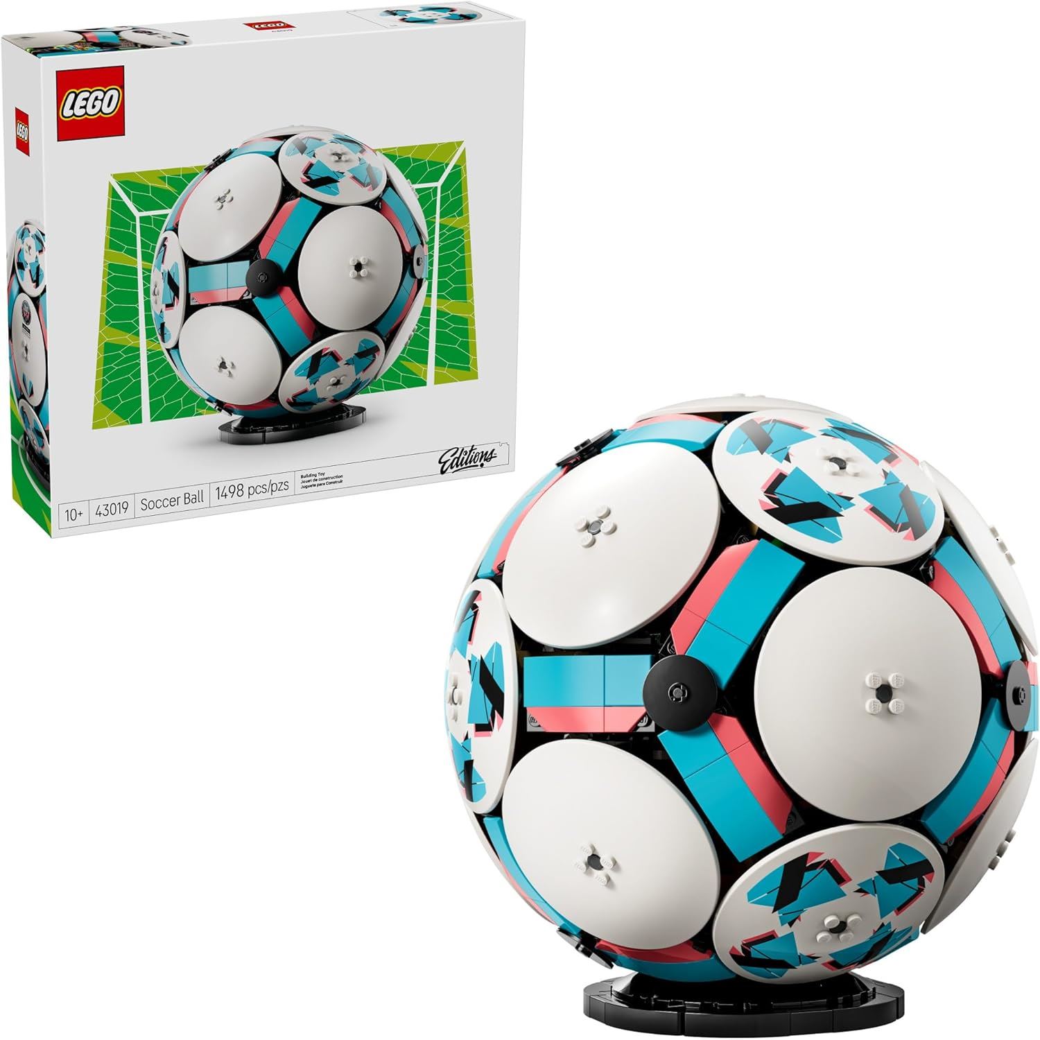 MUNDIAL 2026 - LEGO 43019 Balón Fútbol Kit de Construcción y Decoración