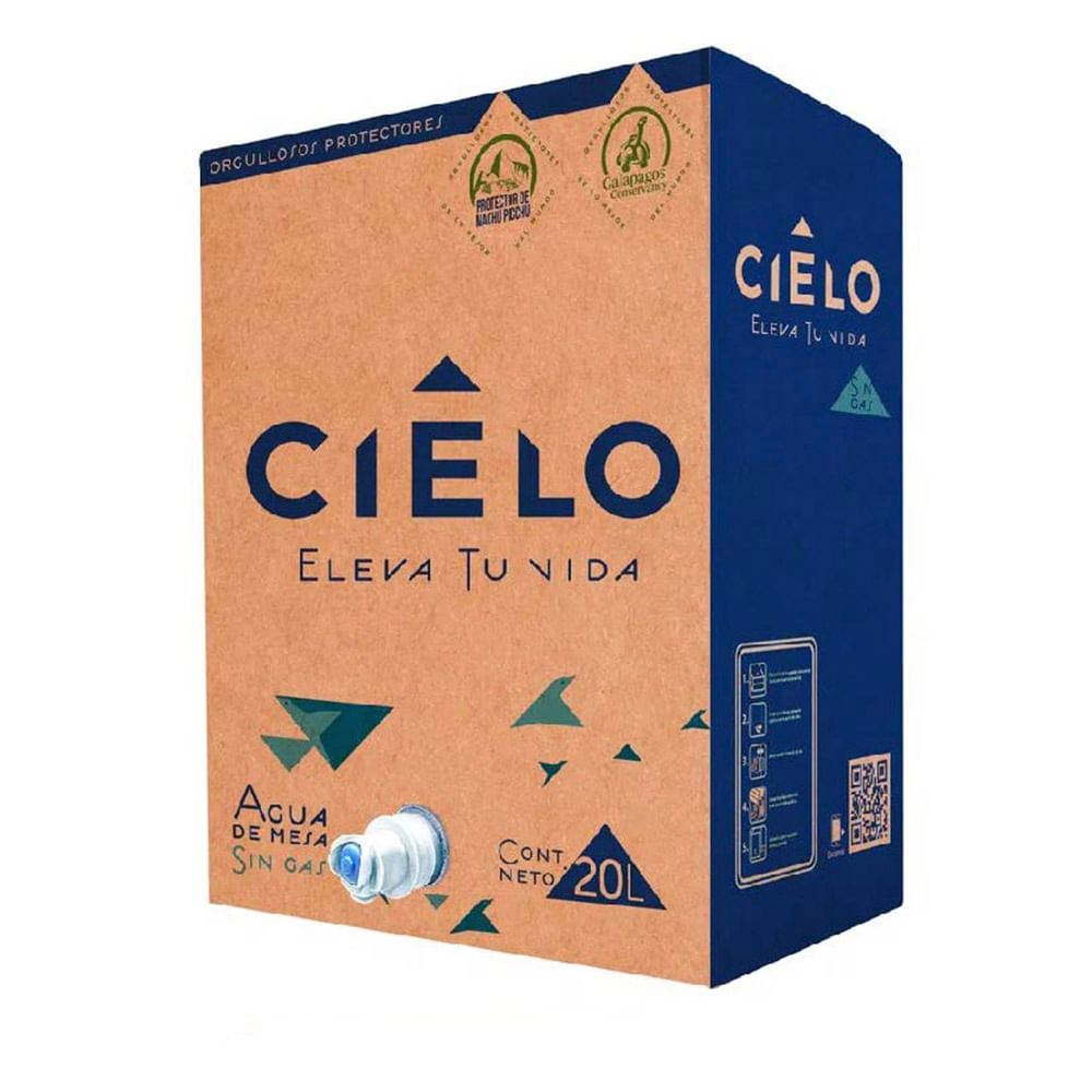 Agua CIELO en Caja Botella 20L