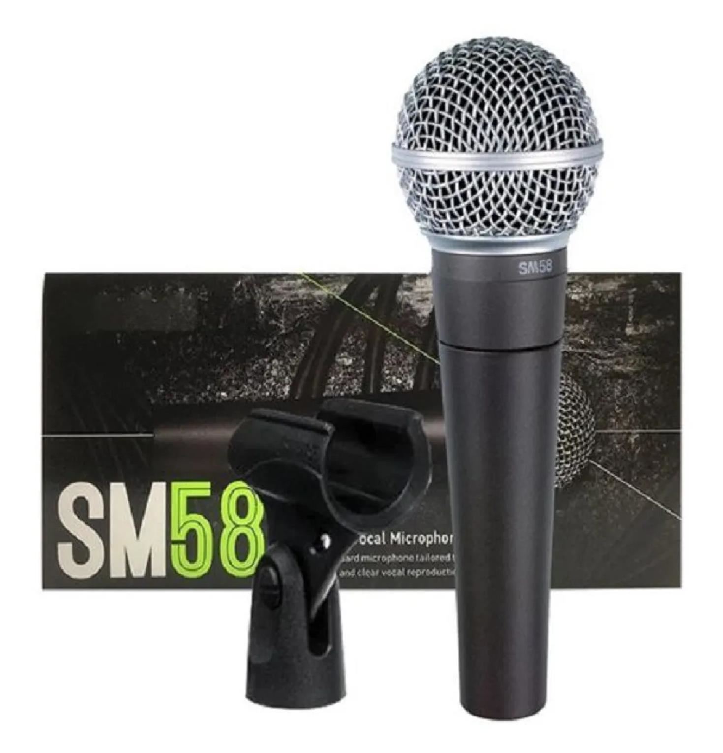 Micrófono Shure SM58-LC Dinámico Cardioide - Negro