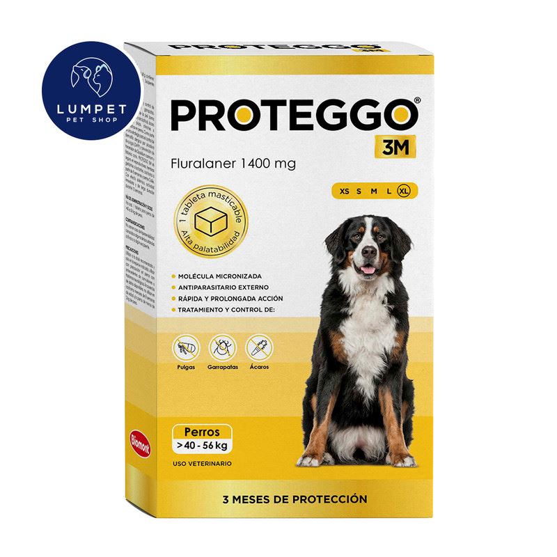 Proteggo 3M 40 kg - 56 kg 1400 mg X1 Tableta