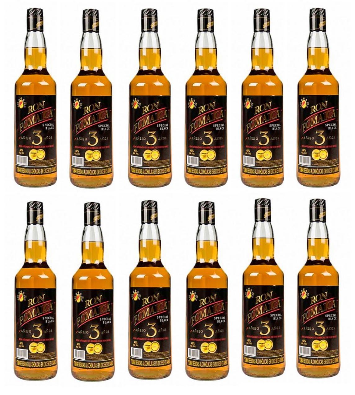 Ron Pomalca 3 años 750ml - 12 UND