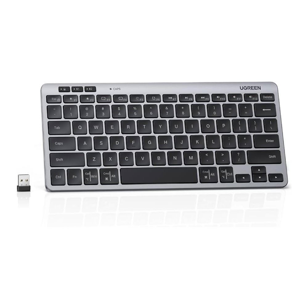 UGREEN Teclado Inalámbrico Bluetooth 5.3 Multi Dispositivo Compacto para PC Tablet Móvil K551 75049