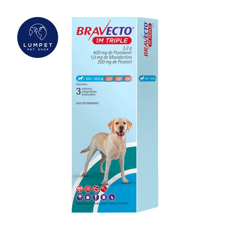 Bravecto 1M Triple 20 - 40 kg 400 mg