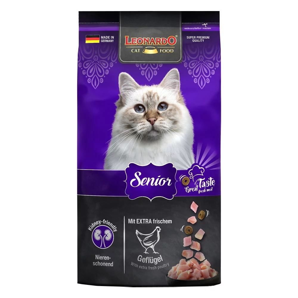 Alimento Leonardo Para Gatos Senior 7.5 Kg