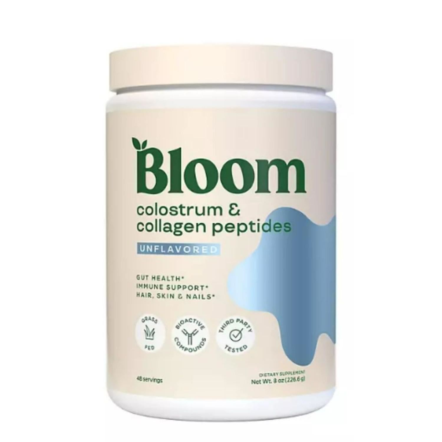 Calostro bovino y péptidos de colágeno bloom nutrition - 226 gr / 40 porciones_S Generico