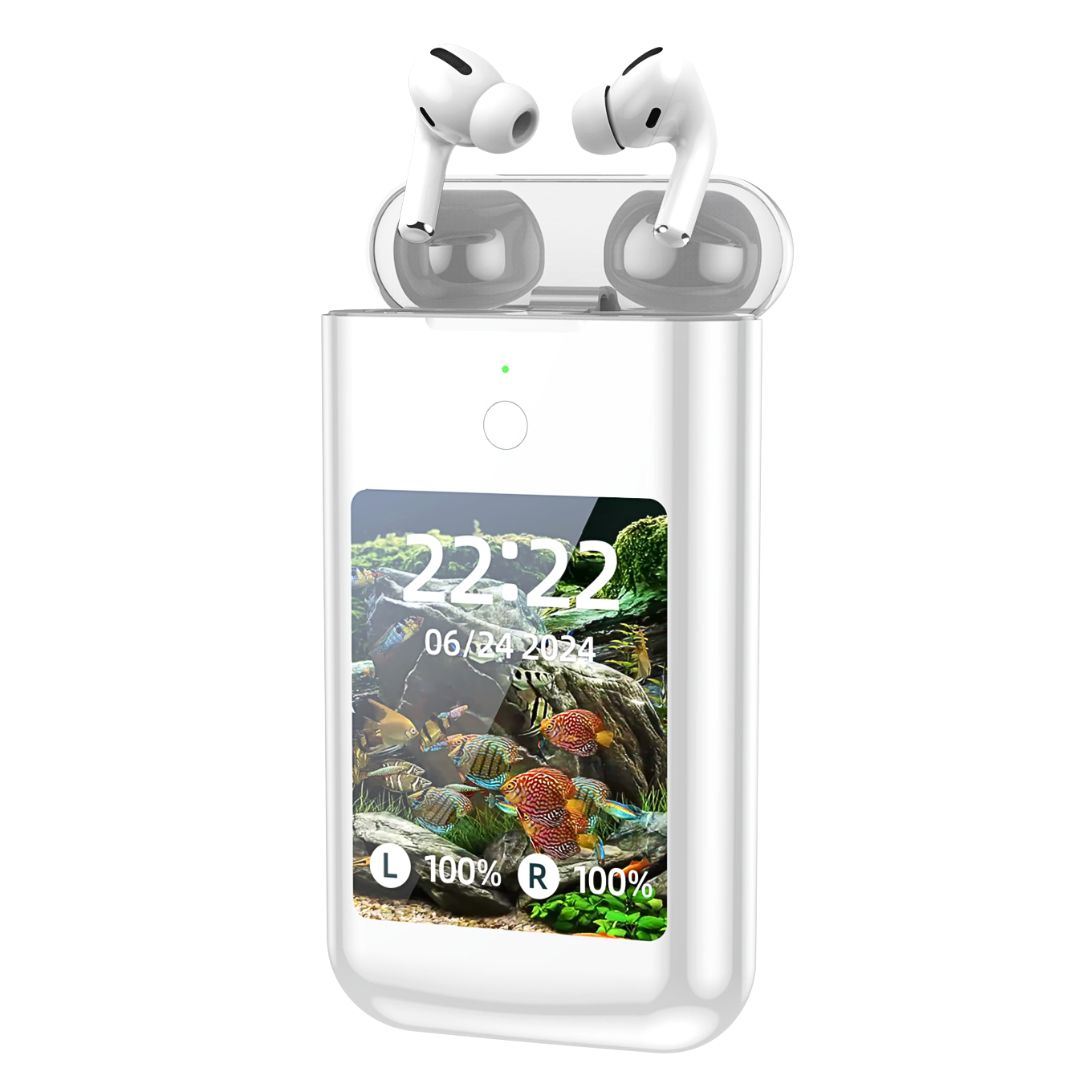 Audífonos Bluetooth ANC-ENC Pantalla Táctil Multifuncional SZ12153 B