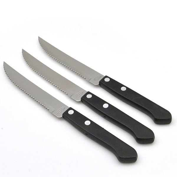 CUCHILLO DE PARRILLA SET 3 PZAS