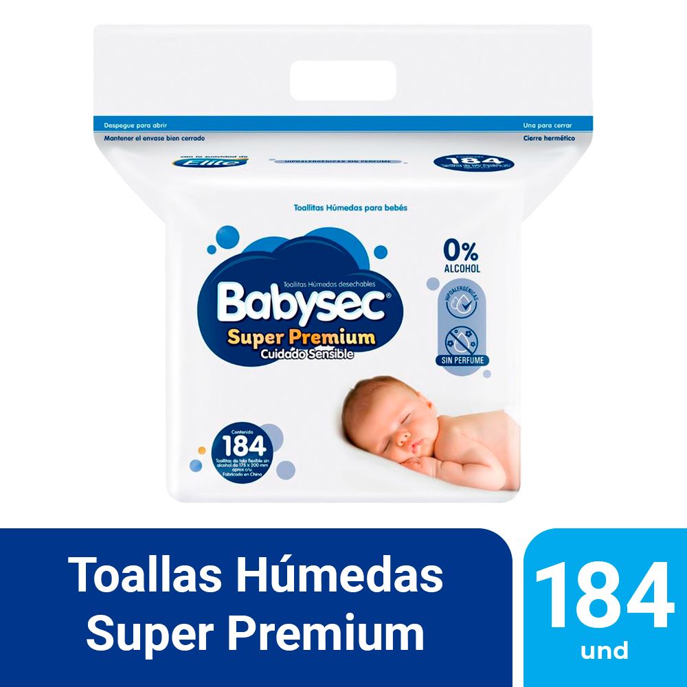 Toallitas Húmedas Babysec Premium 70un