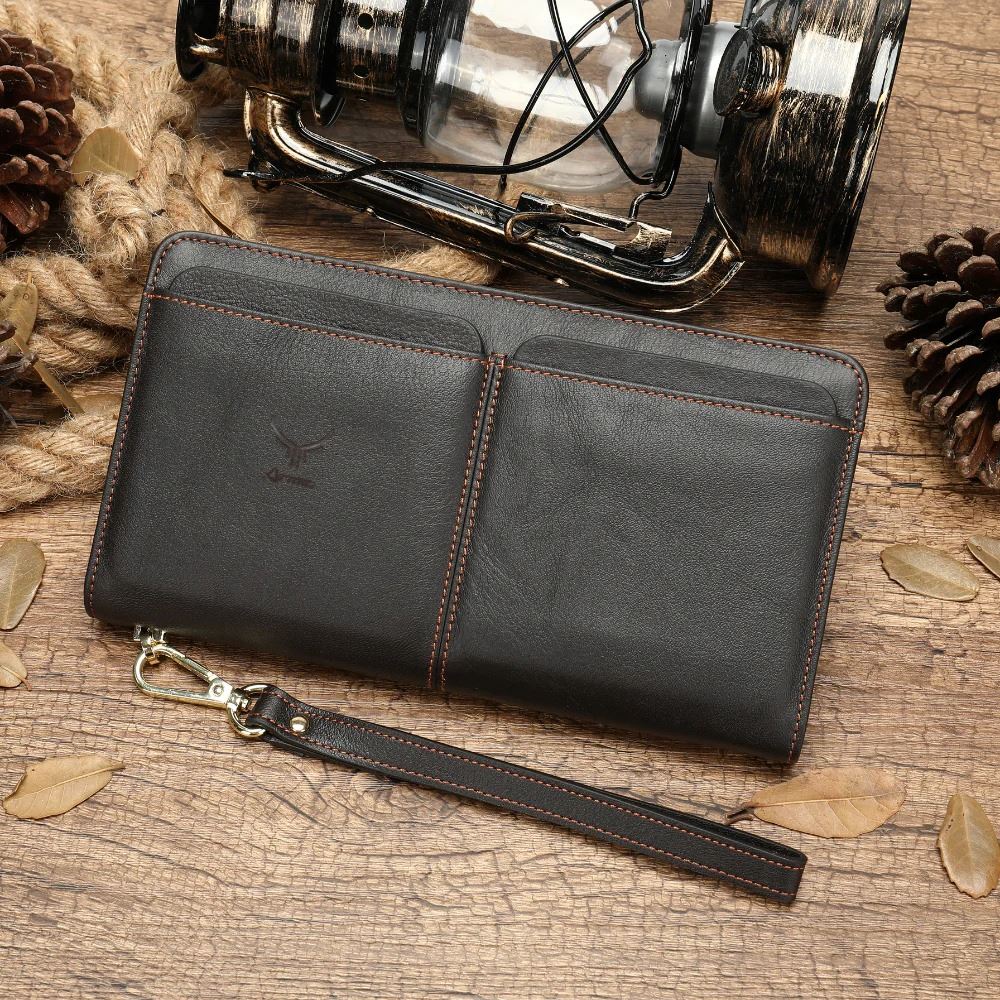 Billetera De Cuero Vacuno Ejecutiva 9020 Tipo Chequera