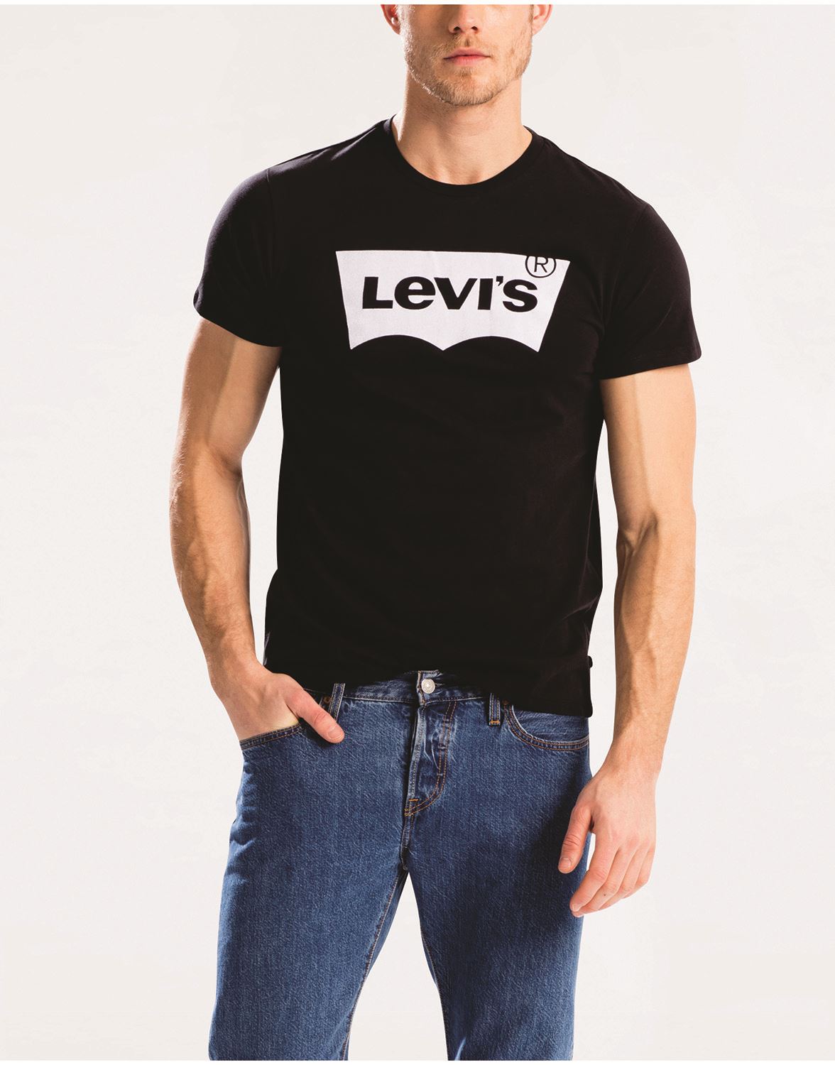 polo levis negro