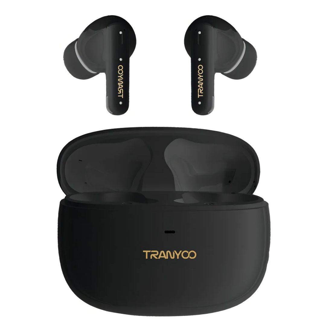 Audífonos Bluetooth con ANC y ENC Cancelación de Ruido TRANYOO T-M12 N