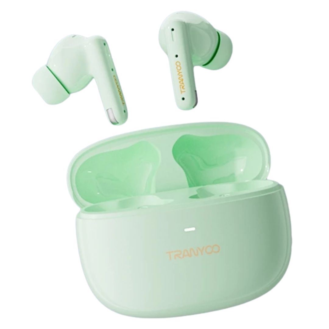 Audífonos Bluetooth con ANC y ENC Cancelación de Ruido TRANYOO T-M12 V