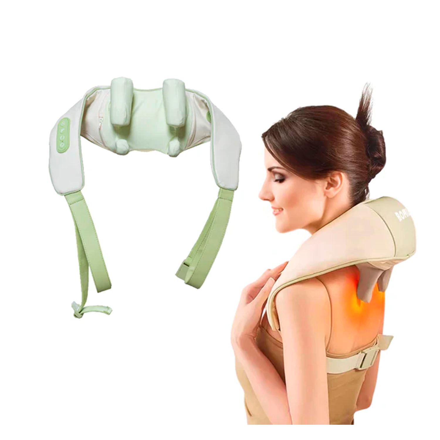 Masajeador de Cuello y Hombros Bomidi MP2 Lite Verde