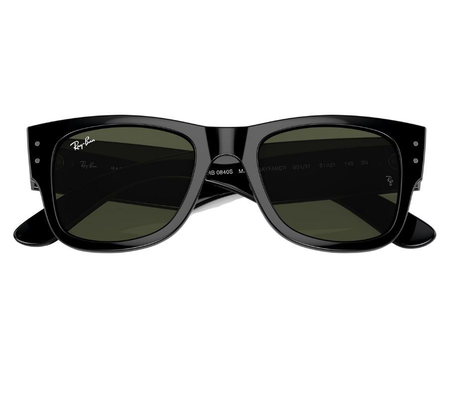 lentes de sol ray ban rb0840S mega wayfarer 51m