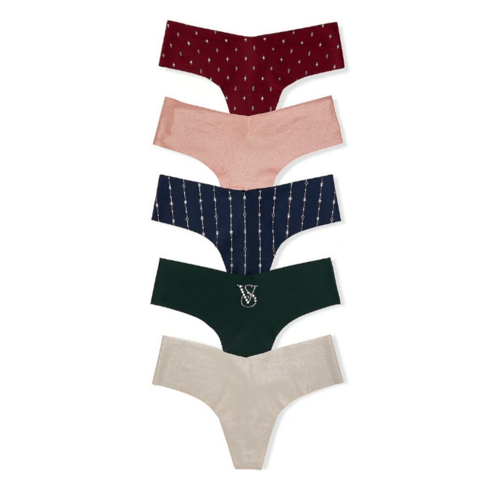 CALZON TANGA VICTORIA’S SECRET SHINE PACKX5 T-L
