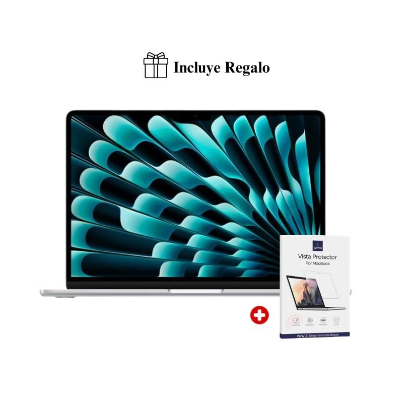 Apple MacBook Air 13″ M5 16GB RAM 512GB SSD Liquid Retina (Teclado Inglés) Silver + Regalo