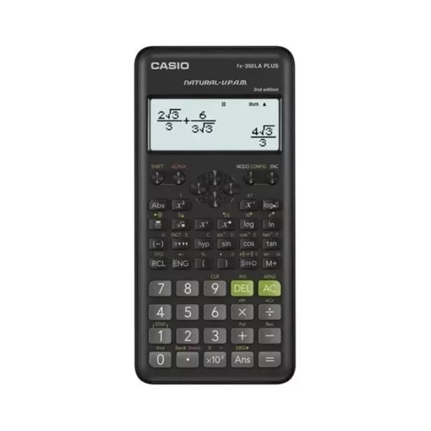 Calculadora Científica Casio FX-991LA PLUS 2 – Negro