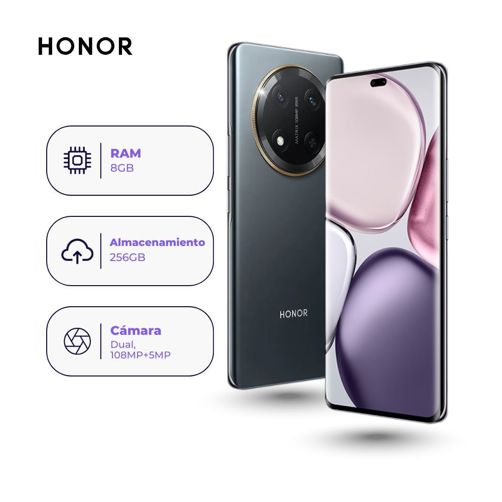 Honor X9c 5G 256GB 8GB Ram Negro