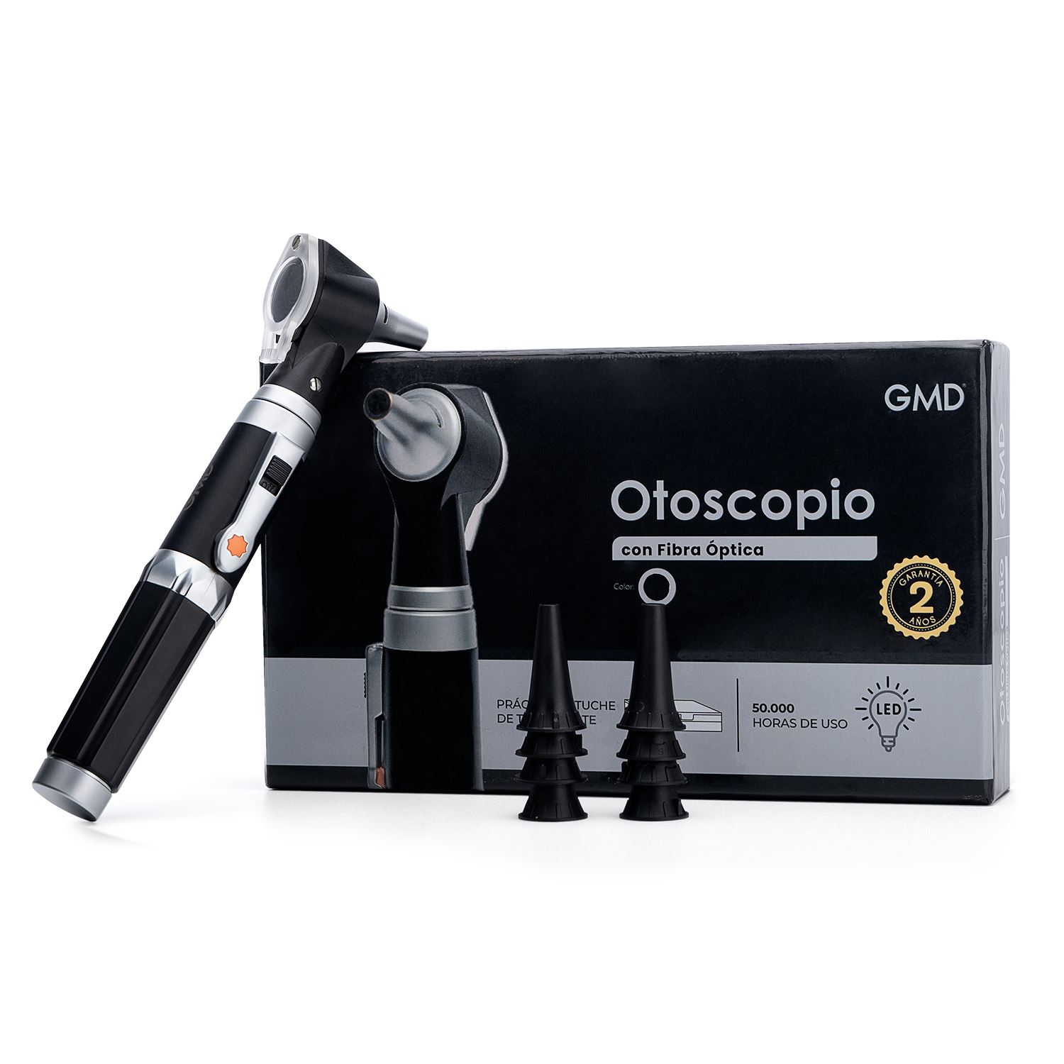 Otoscopio LED con Fibra Óptica GMD HS-OT10