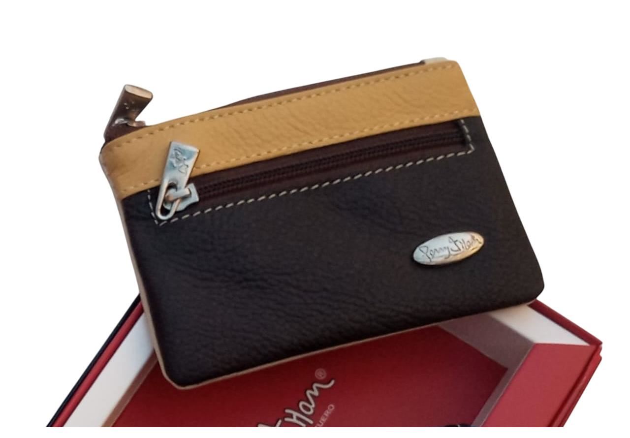 Juvenil Monedero de cuero para mujer