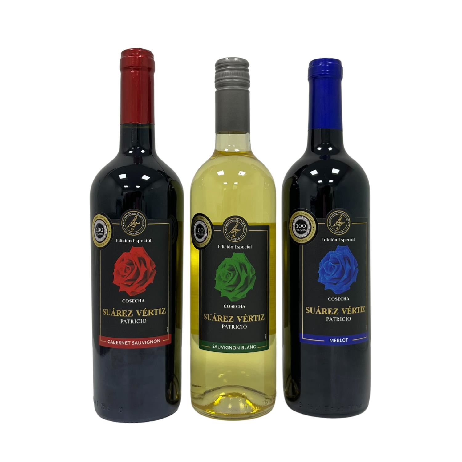 PACK 3 VINOS SUÁREZ VÉRTIZ PATRICIO 750 ML