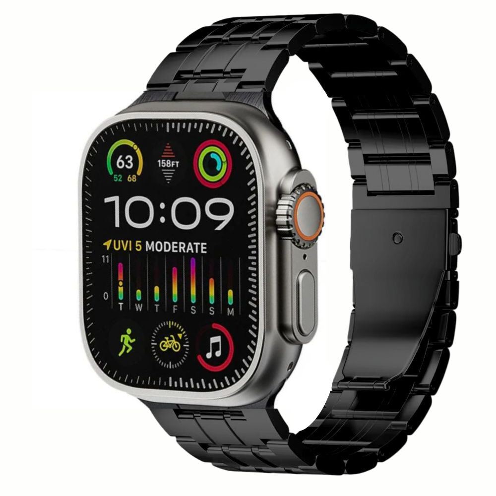 Correa de Titanio Keepwin Mate para Apple Watch Ultra y Ultra 2 Negro